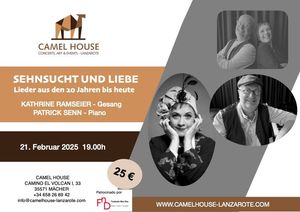 Flyer des Eventos «SEHNSUCHT UND LIEBE»