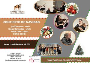 Flyer des Eventos «Concierto de Navidad»