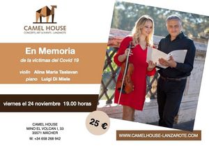 Flyer des Eventos «[Cancelado] Conciert – En memoria»