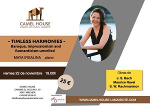 Flyer des Eventos «Timeless Harmonies»