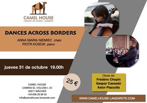 Flyer of the Event “Concert – Dances Across Borders”